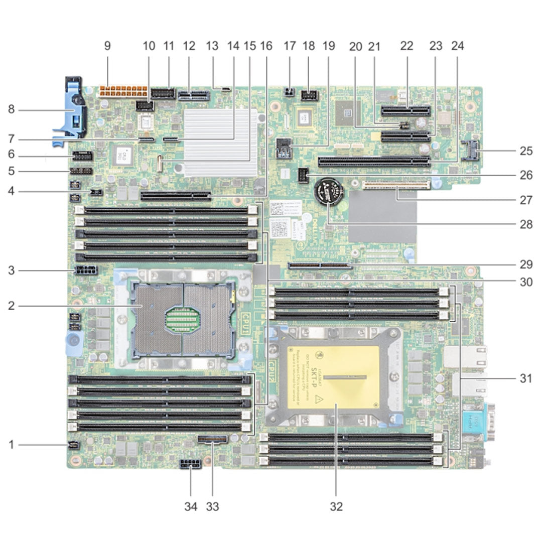 6XDD1 — System Board Motherboard | Dell PowerEdge R440