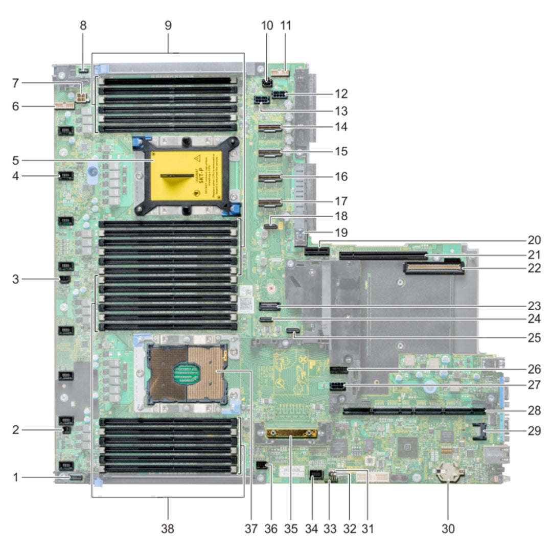 GRR79 — System Board Motherboard | Dell PowerEdge R640