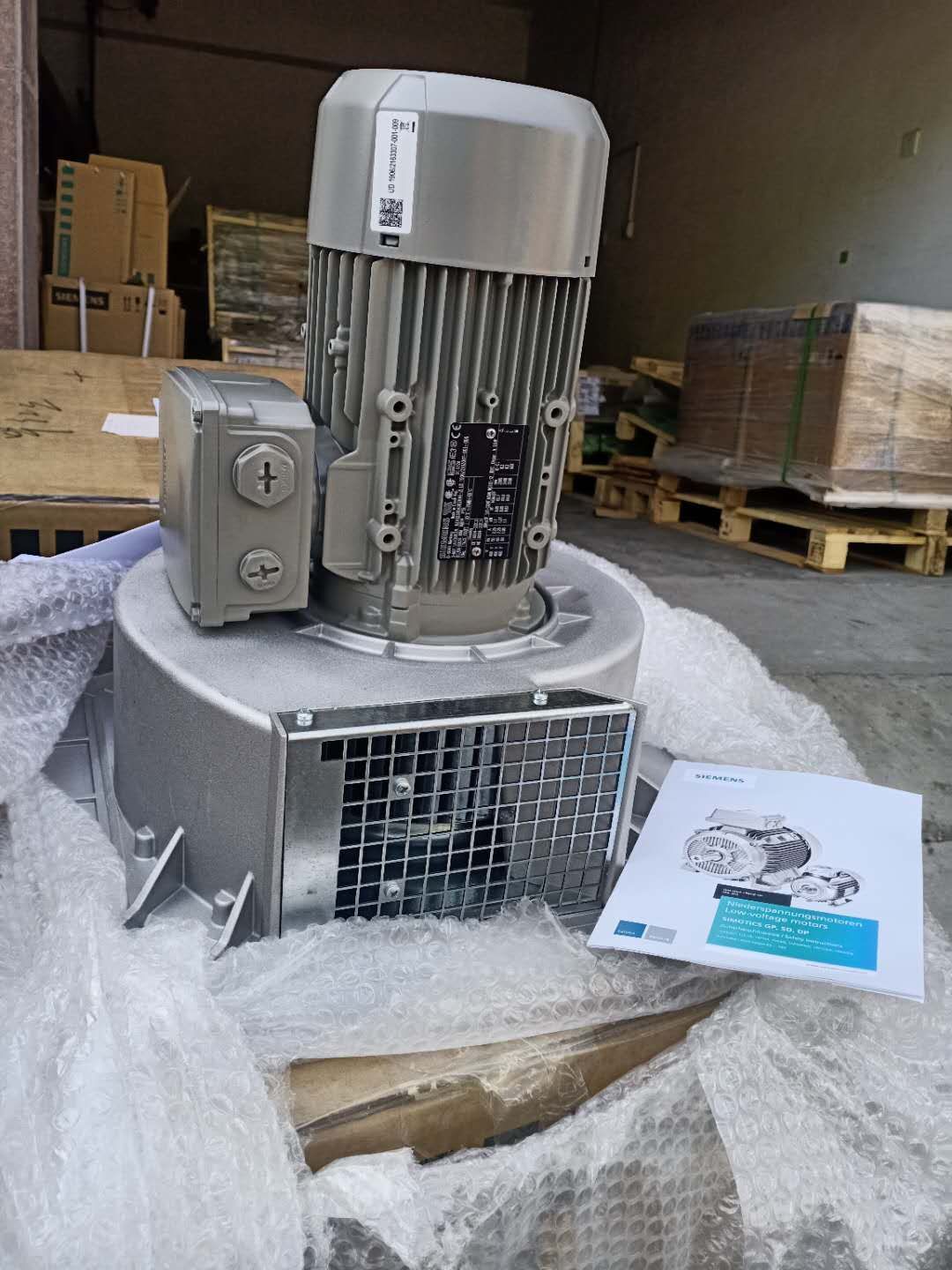 RF22P‐2DN.B4.5R ZIEHL-ABEGG centrifugal fan 400V AC 2.25A Siemens 1PH718/1PH7224/1PH7228 Series Spindle Servo Motor
