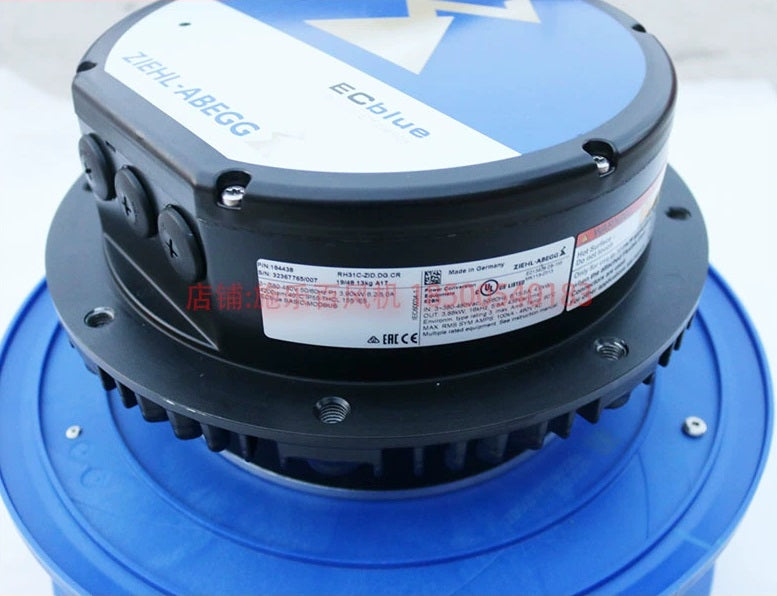 RH31C-ZID.DG.CR ZIEHL-ABEGG centrifugal fan 3-380-480V 50/60HZ 3.9kW, 6.2A High-Speed Industrial