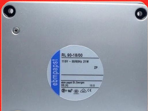RL90-18/00 EBMpapst FAN BLWR FLATPAK 121X37MM 115VAC