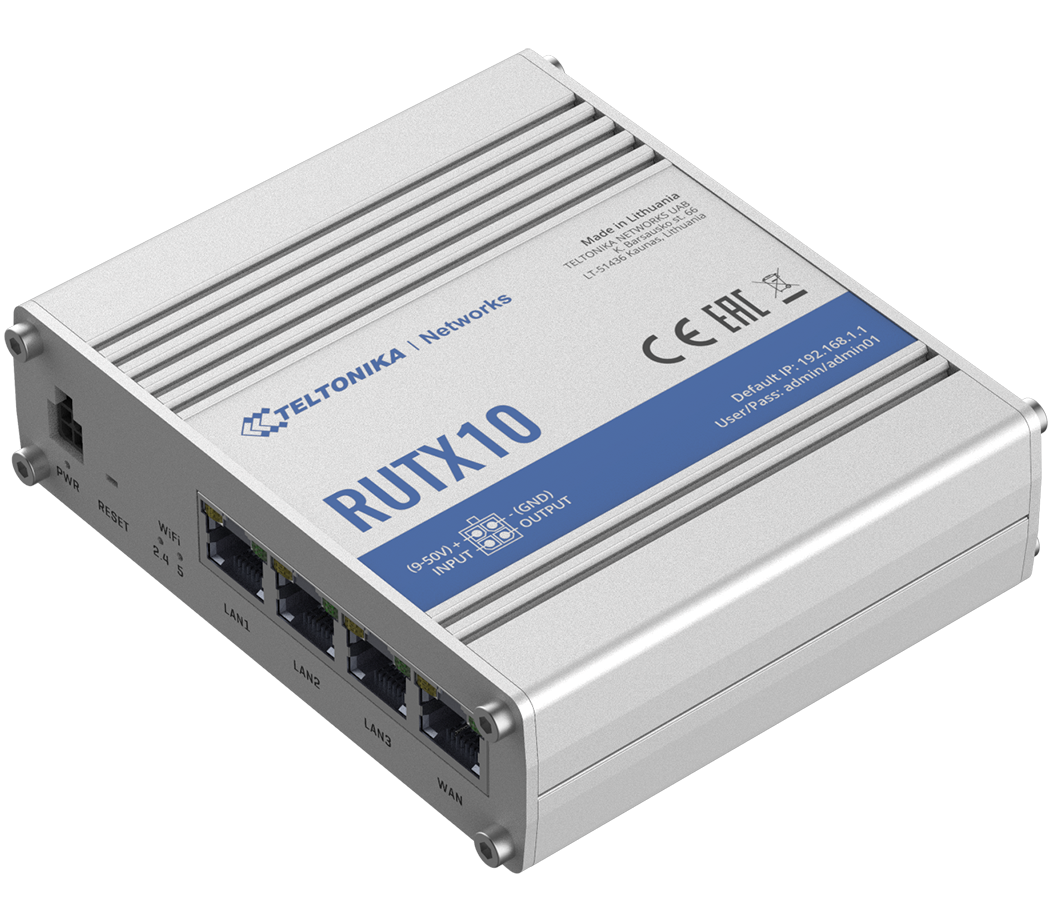 Teltonika RUTX10 Router (RUTX10000200