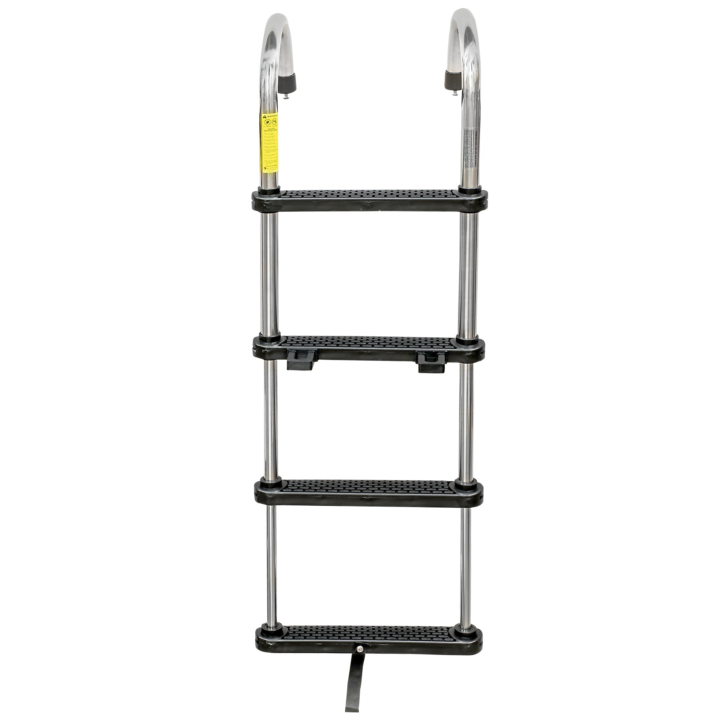 Whitecap S-1862 Stainless Steel Removable Telescoping Pontoon Ladder - 4 Step