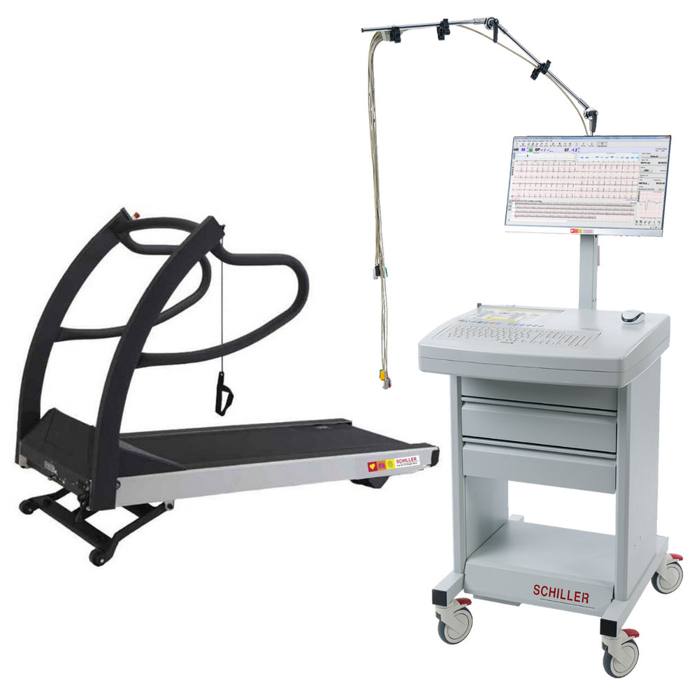 ECG Stress Test System. Cardiovit CS-200 Excellence w/ Interpretation. DICOM Connectivity & Treadmill. 220V