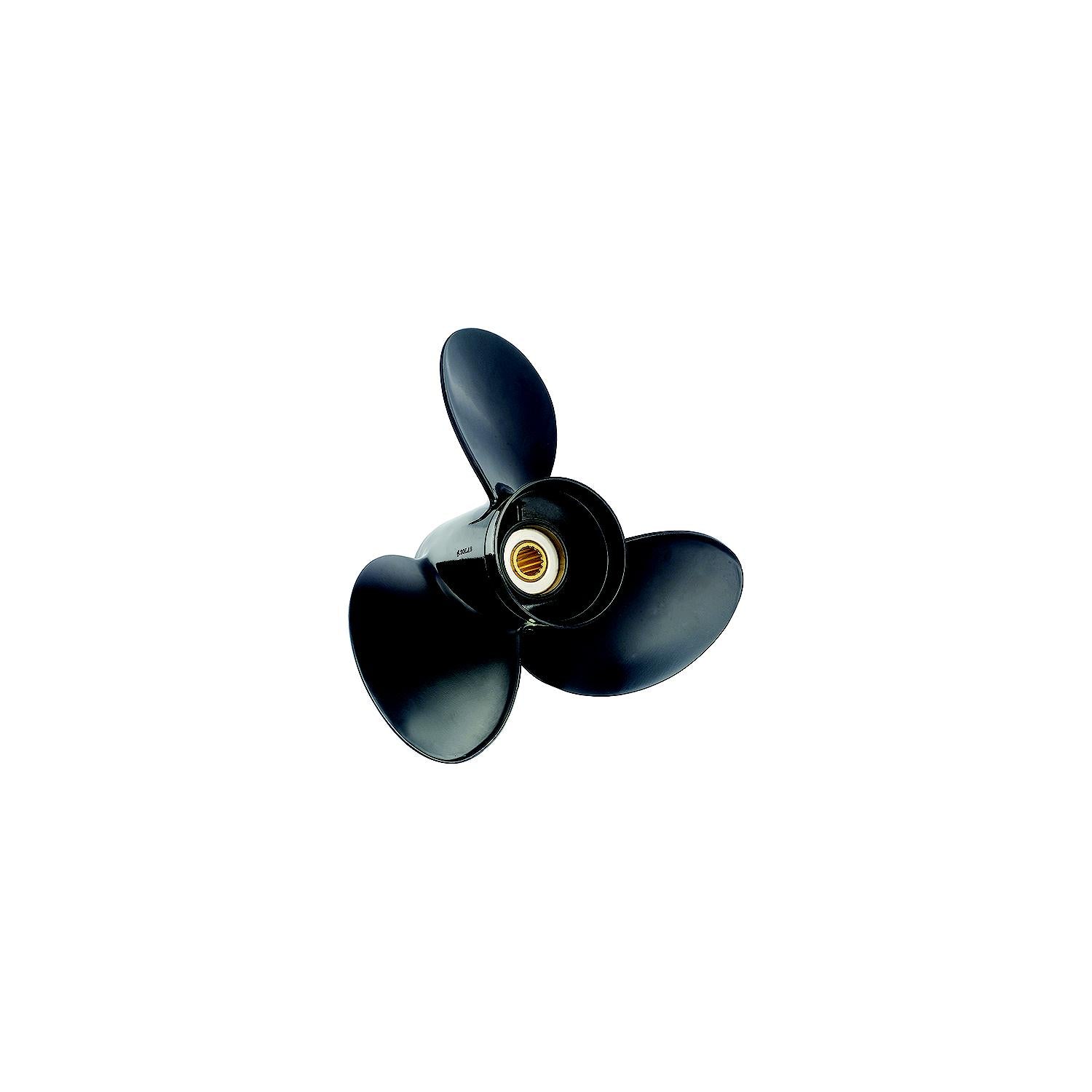 Solas Propeller 4111-093-09A Solas Amita 3 Aluminum 3-Blade Propeller for, Johnson/Evinrude