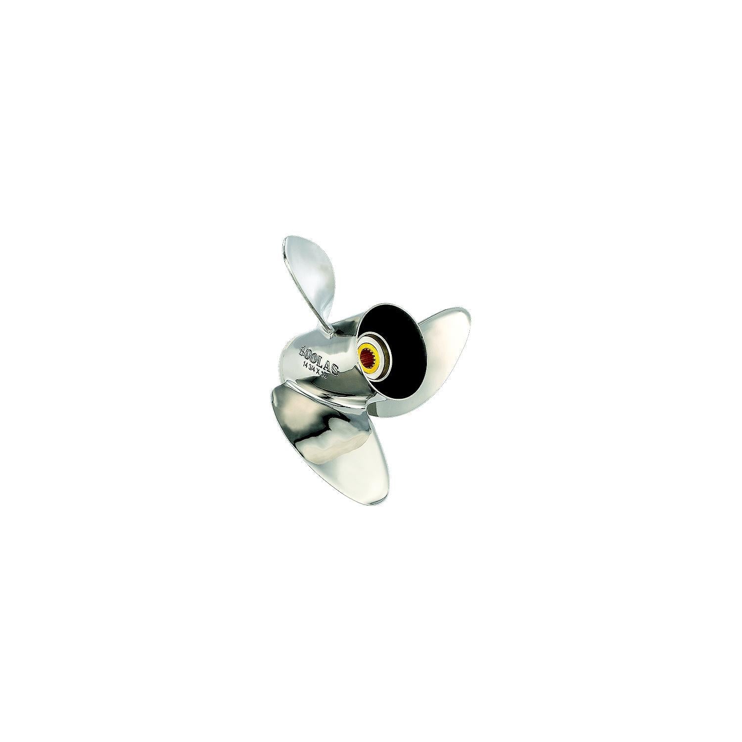 Solas Propeller 3551-148-17 Solas HR Titan SS 3-Blade Propeller for Yamaha