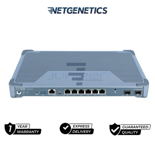 Juniper SRX300-SYS-JB Gateway - Rear View | Alo Tech Solutions