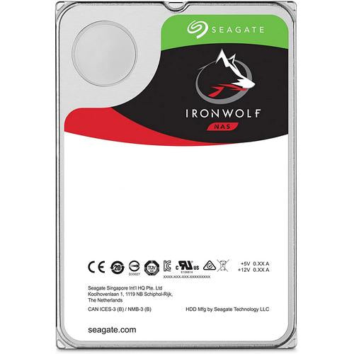 Seagate IronWolf NAS Hard Drive, 3.5", SATA 6Gb/s, 8TB ST8000VN0022