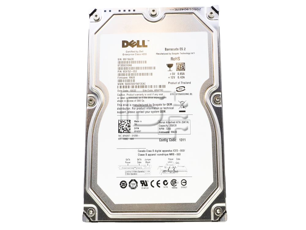 Seagate Barracuda 250GB SATA Hard Drive ST3250310NS