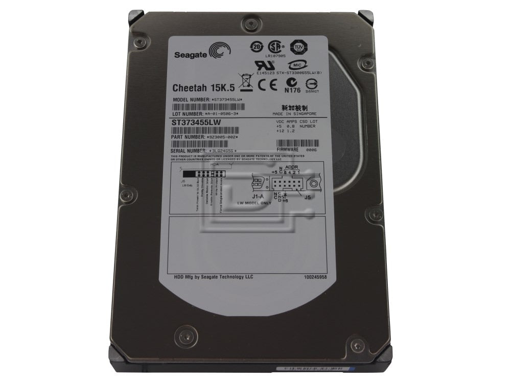 Seagate Cheetah ST373455LW 73GB 15K 68pin U320 SCSI Hard Drive HDD