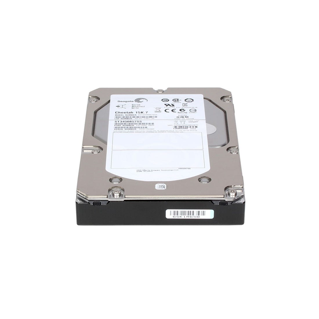 Seagate Cheetah 15K.6 - Hard drive - 450 GB - internal - 3.5" - SAS - 15000 rpm - buffer: 16 MB - ST3450856SS