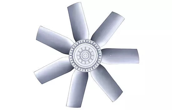 FC050-4DA.4F.1 ZIEHL-ABEGG Axial Fan 3~400V 0.55 kW 1.05A 1380 rpm