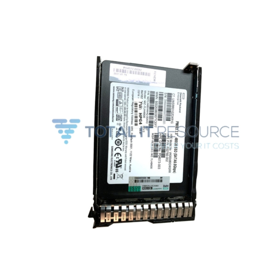 P04560-B21 HPE 480GB SATA 6G Read Intensive SFF (2.5in SC SSD