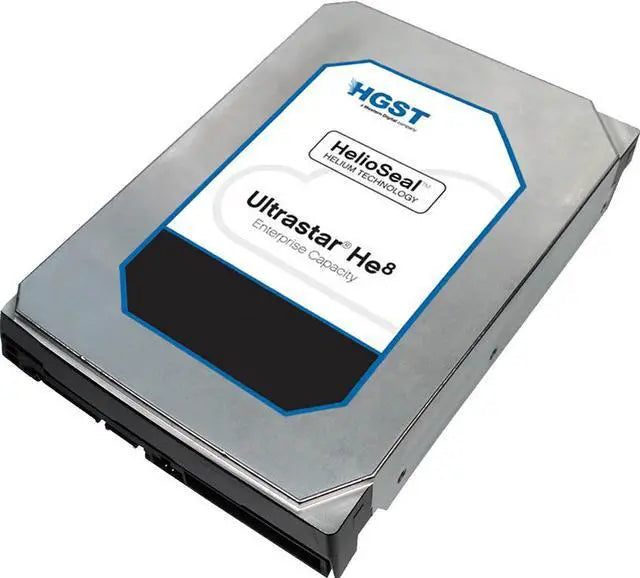 HGST Ultrastar He8 HUH728080ALE600 8TB 7200 RPM 128MB Cache SATA 6.0Gb/s 3.5-Inch 512e ISE Helium Enterprise Data Center Hard Disk Drive