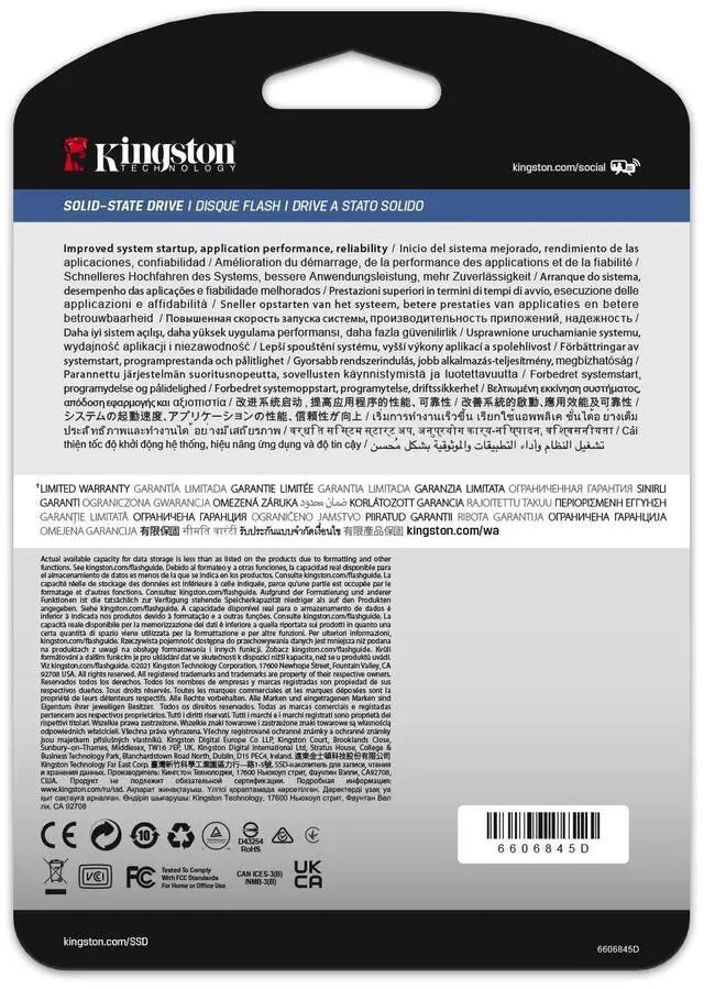 Kingston SEDC600M/480G DC600M 480 GB Solid State Drive - 2.5" Internal - SATA (SATA/600 - Mixed Use - Server Device Supported - 1 DWPD - 876 TB TBW - 560 MB/s Maximum Read Transfer Rate - 256-bit AES