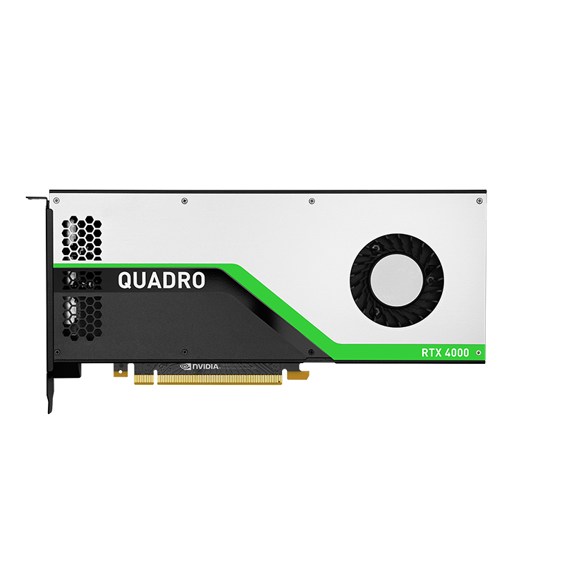 PNY VCQRTX4000-PB 8GB Quadro RTX 4000 (Par# 900-5G160-2550-000) GDDR6 PCI Express 3.0 x16  Workstation Video Cards