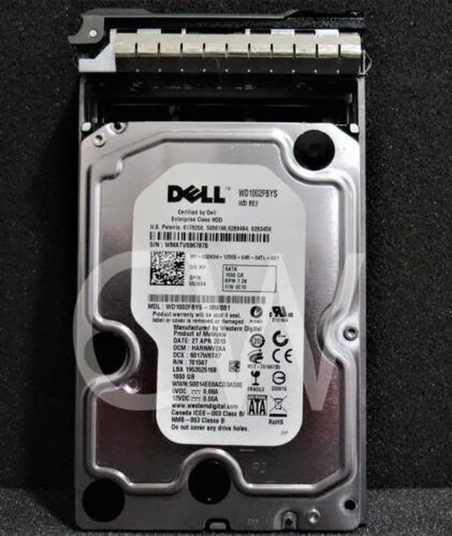 Dell 50XV4 - 1TB SATA Server Hard Drive Label Detail | Alo Tech Solutions