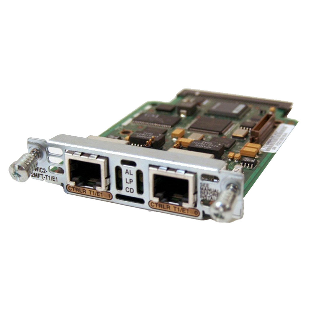Cisco Dual Port T1/E1 Multiflex Trunk Voice/WAN Interface Card | VWIC2-2MFT-T1/E1
