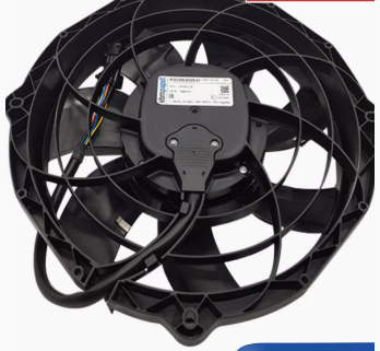 W3G300-ER38-45 ebm papst EC Fans EC Axial Fan, 300mm Round, 27.5VDC, 335W, 3320RPM, Ball Bearing