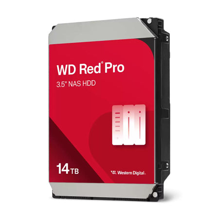 WD Red Pro 3.5" SATA III Internal NAS Hard Drive 14TB 512MB Cache Single
