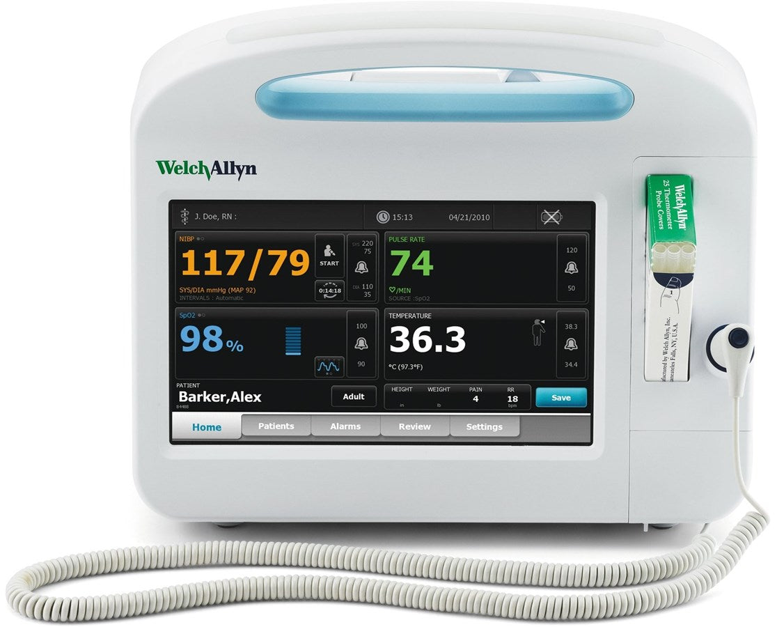 Connex Continuous Vital Signs Monitor, Nellcor SpO2, SureTemp+ Oral/Rectal Thermometry, Covidien Capnography, Printer