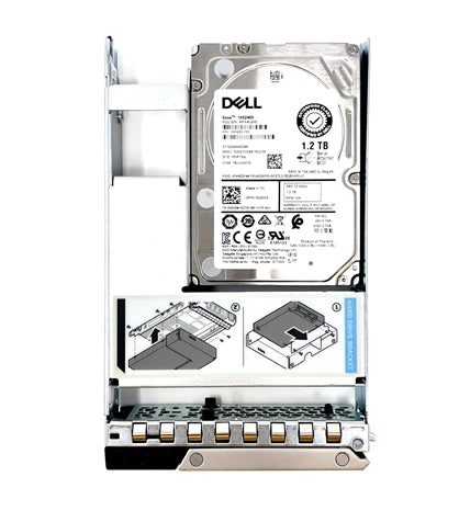 Dell 1.2Tb 10K Rpm Sas Ise 12Gbps 512N 2.5In Hot-Plug Hard Drive 3.5In Hybrid Carrier - WT1RW