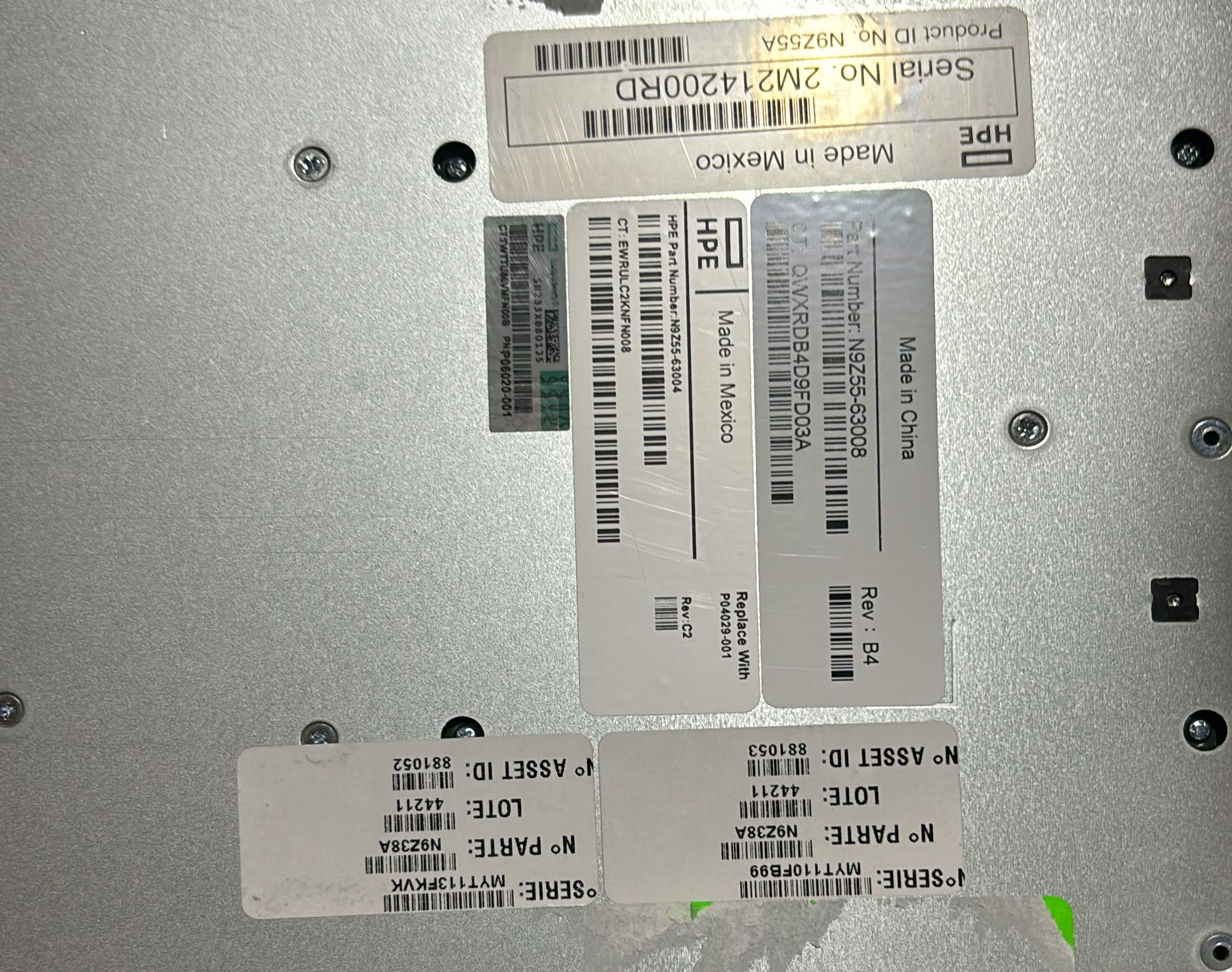 HPE Primera A630 2-node Controller P06020-001 N9Z55A N9Z55-63008 P04029-001 N9Z55-63004