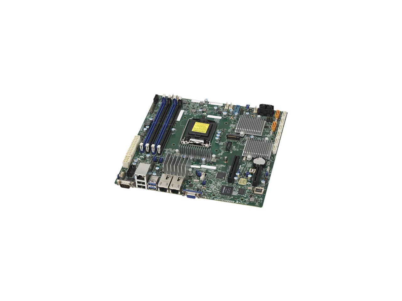 ***NEW***Supermicro X11SSH-CTF Socket LGA1151 C236 USB 3.0 2 x 10 Gigabit LAN Onboard Graphics uATX Server Motherboard