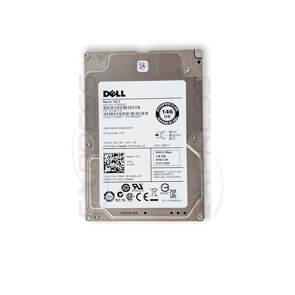Dell 2.5" 146GB 15K SAS 6Gbps HDD | X162K