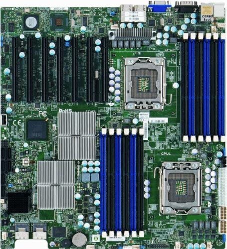 Supermicro X8DTH-6F Dual Socket LGA 1366 Intel 5520 Extended ATX Dual Intel Xeon Server Motherboard