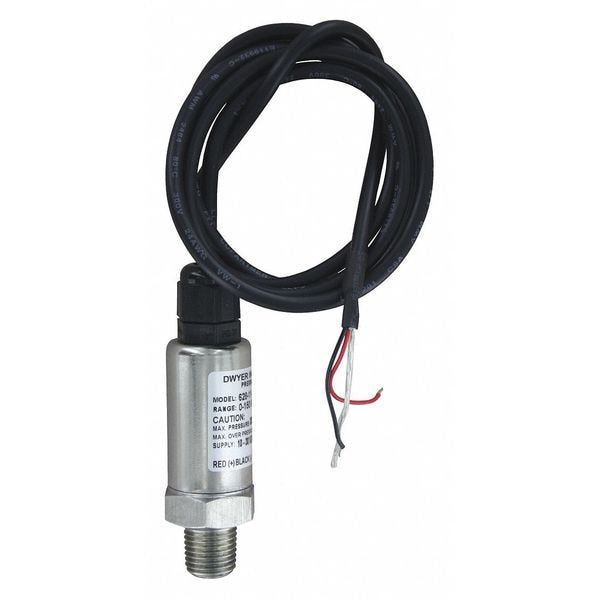 Transmitter, 0 to 200 PSI, 36 In Lead