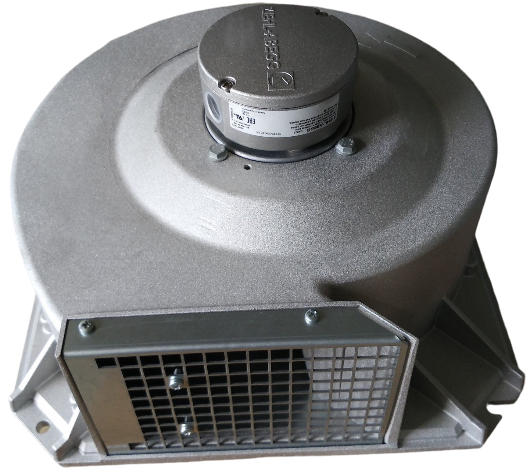 ZIEHL-ABEGG RF22P-2DK.3F.5R Centrifugal Fan for Siemens Inverter | 0.49/0.76kW 3~400V 2230/2550rpm with Housing