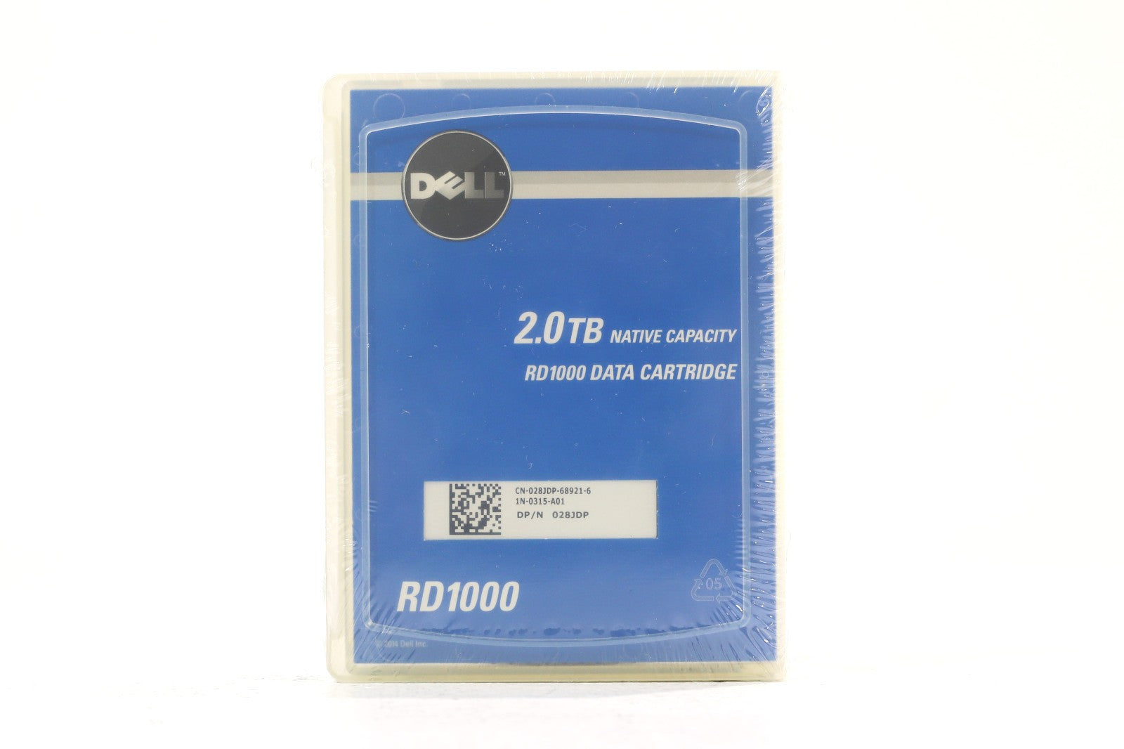 Dell RD1000 2TB Native Capacity Data Cartridge Dell P/N: 028JDP Brand New