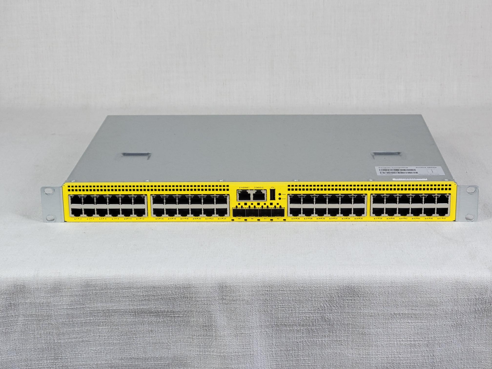 Penguin Computing Arctica 4804IP 48 Port 1GbE Layer 2 Network Switch 4x 10G SFP+