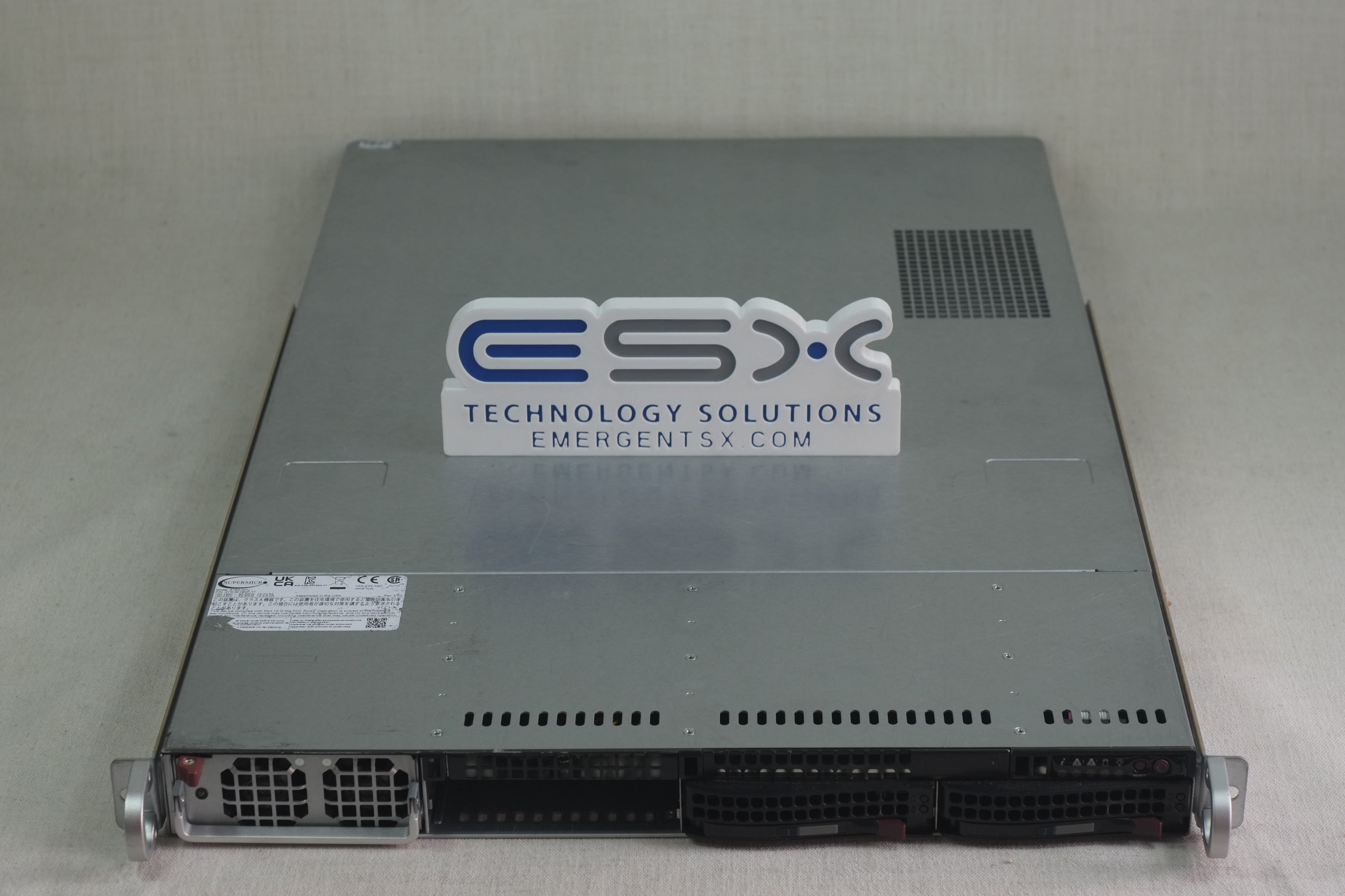 Supermicro 5019GP-TT 1U 2x GPU AI Rack Server X11SPG-TF, 1x Gold 6242 64GB RAM
