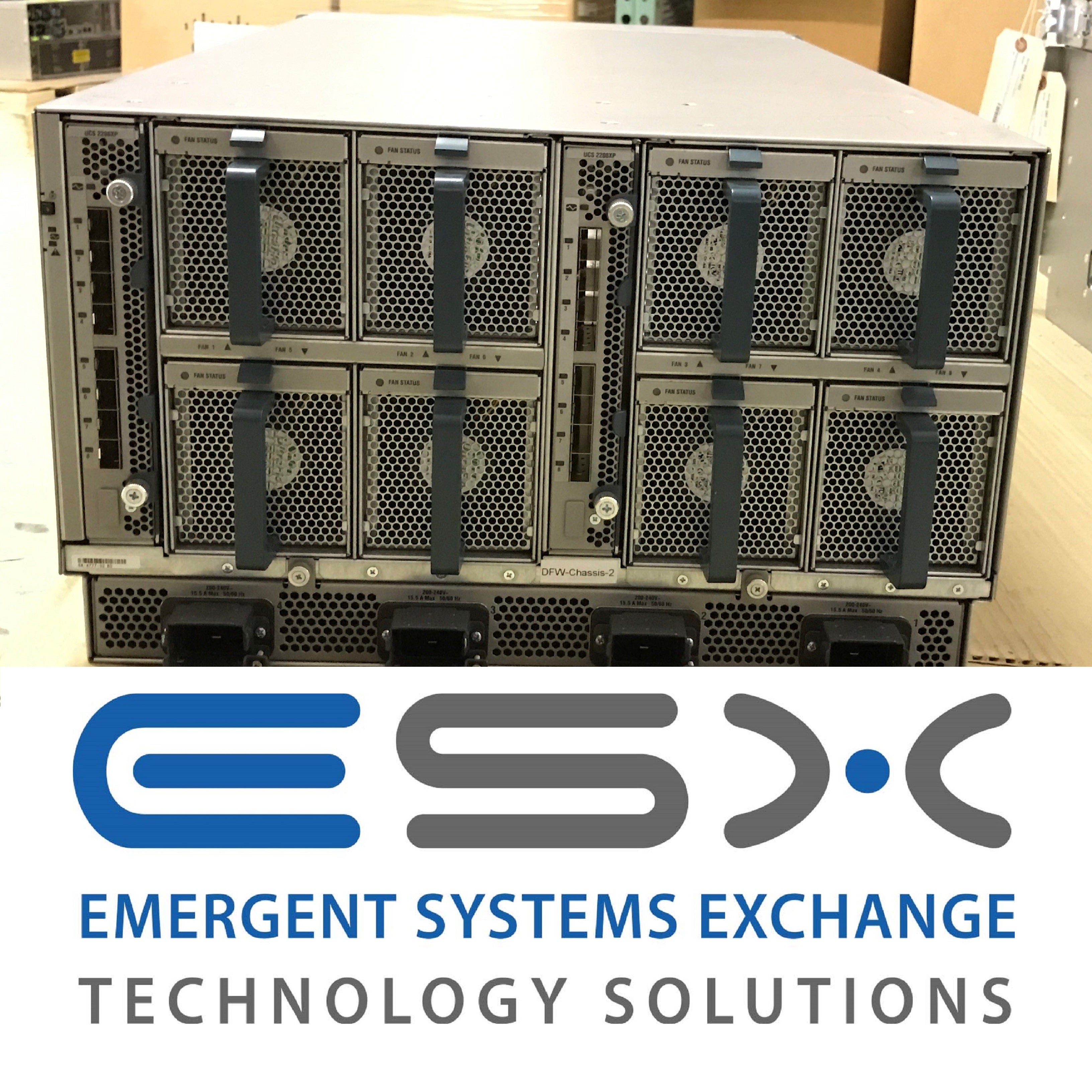 Cisco UCS 5108 Blade Chassis w/ 8x B200 M4 2x 10 Core E5-2660v3 2.6GHz 256GB RAM
