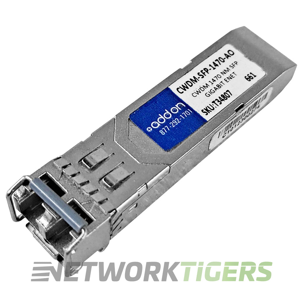 Addon CWDM-SFP-1470-A0 1GB BASE-CWDM 1470nm Cisco Compatible SFP Transceiver