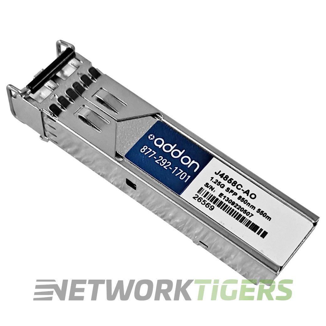 NEW Addon J4858C-AO 1GB BASE-SX MMF 1310 nm SFP Transceiver