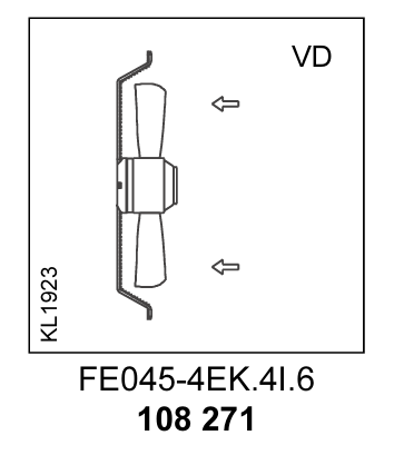 FE045-4EK.4I.6 ZIEHL-ABEGG Axial Fan 230V 0.61kW 2.8A 1310rpm