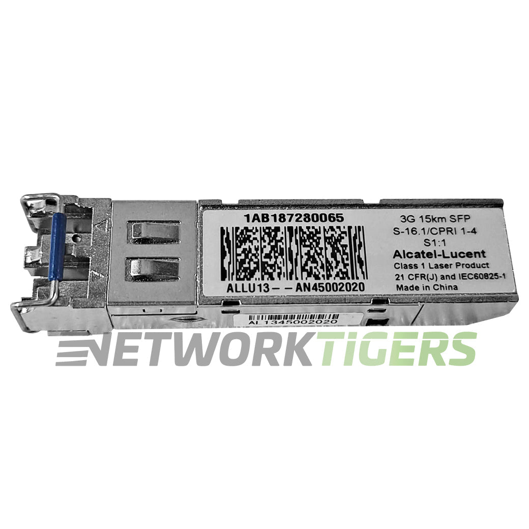 Alcatel-Lucent 1AB187280065 3GB 15km S-16.1/CPRI 1-4 SFP Transceiver