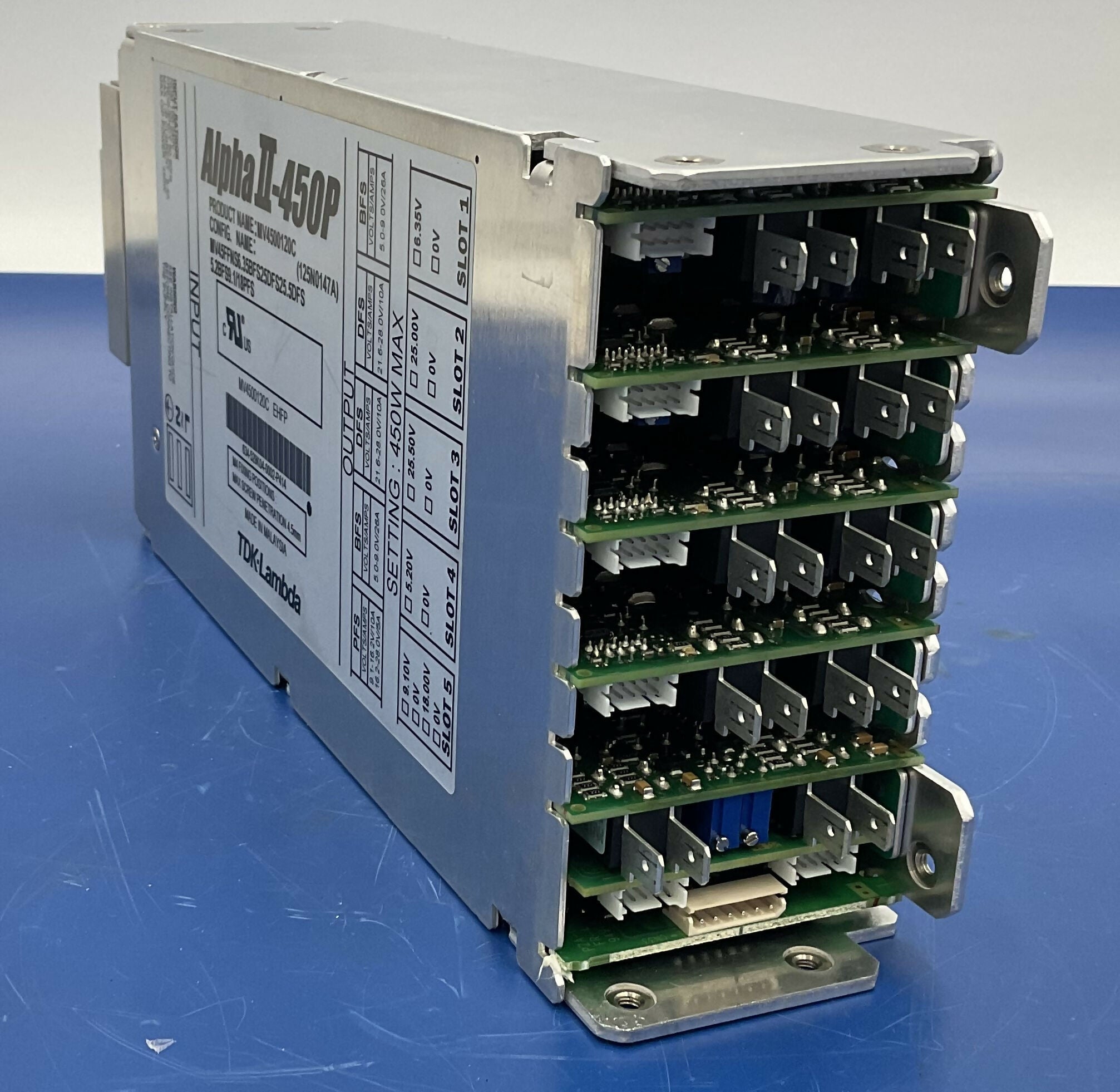 ALPHA II-450P POWER SUPPLY (MV4500120C/125N0147A TDK-LAMBDA