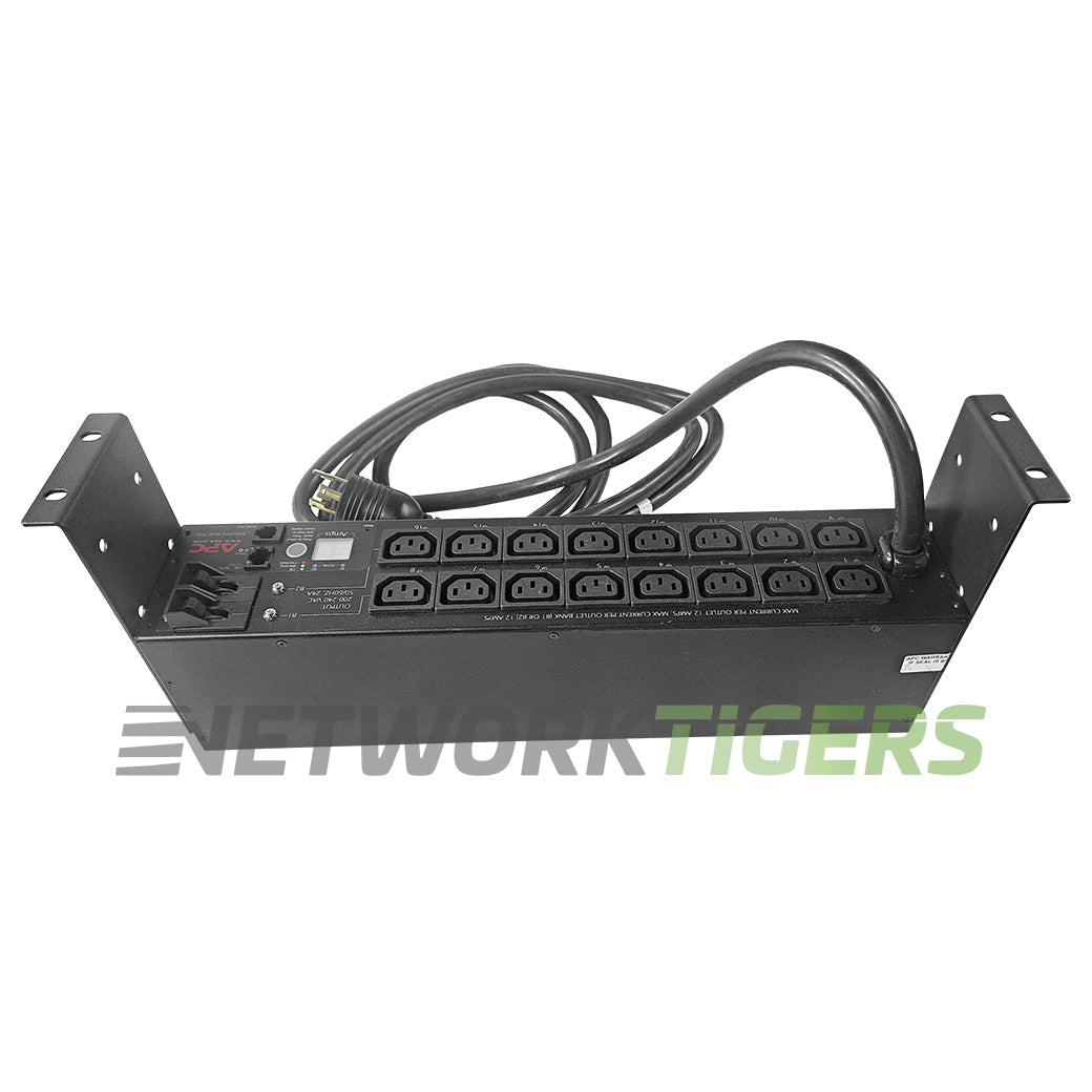 APC AP7911 Switched 16x IEC 320 C13 30A 208V L6-30P 2U Rack Mounted PDU