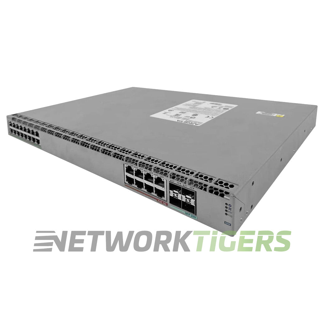 Arista CCS-720XP-24ZY4-F 24x MultiGB PoE RJ45 4x 25GB SFP F-B Airflow Switch