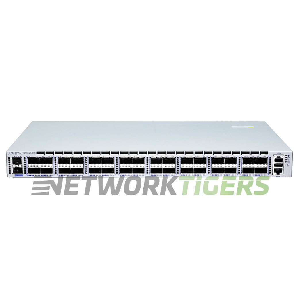 Arista DCS-7050CX3-32S-F 32x 100GB QSFP100 2x 10GB SFP+ Front-to-Back Air Switch