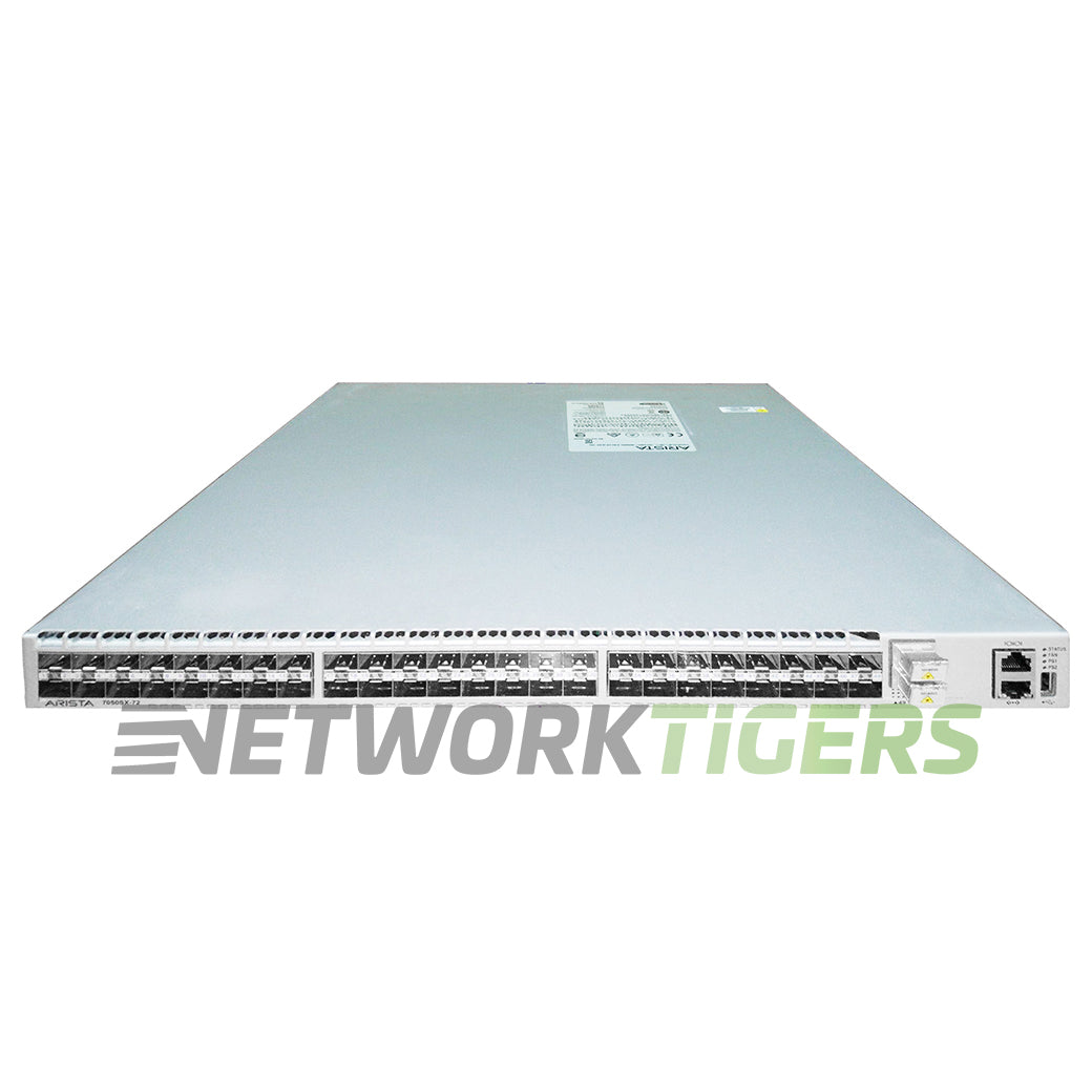 Arista DCS-7050SX-72-R 48x 10GB SFP+ 2x MXP Back-to-Front Airflow Switch