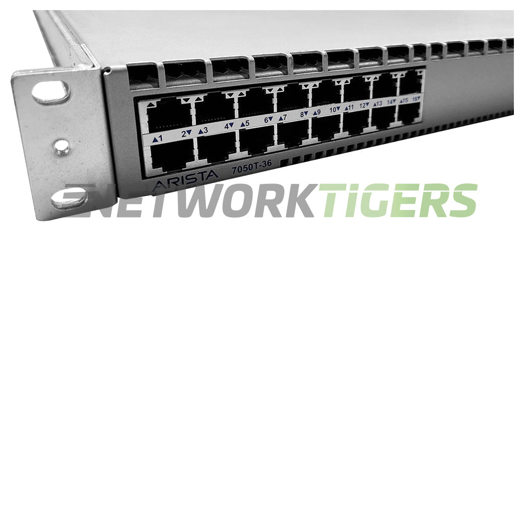Arista DCS-7050T-36-R 32x 10GB Copper 4x 10GB SFP+ Back-to-Front Airflow Switch