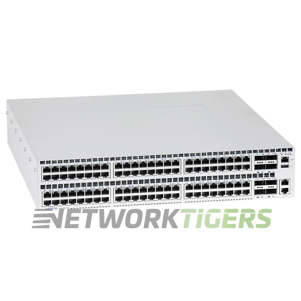 Arista DCS-7050TX-128-F 96x 10GB Copper 8x 40GB QSFP+ F-B Airflow Switch