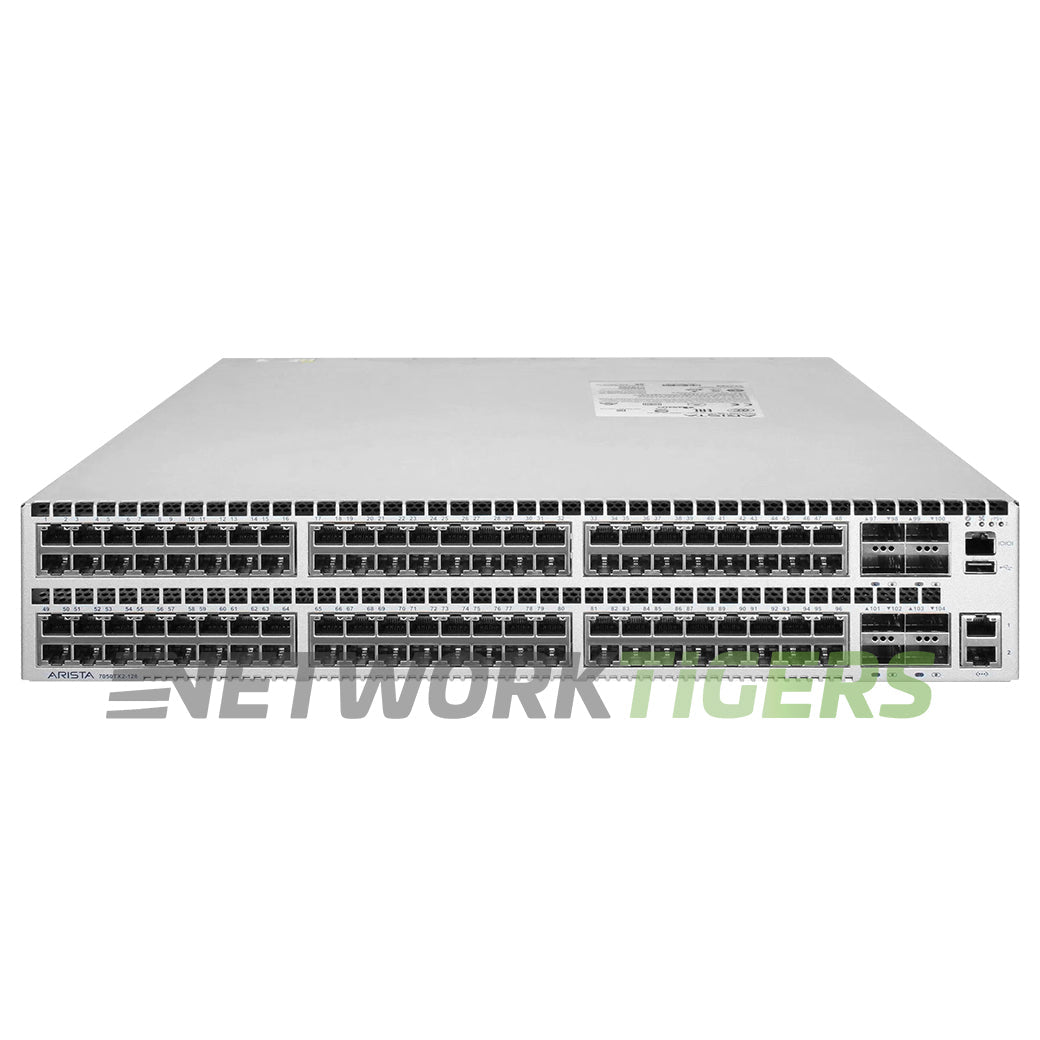 Arista DCS-7050TX2-128-F 96x 10GB Copper 8x 40GB QSFP+ F-B Airflow Switch