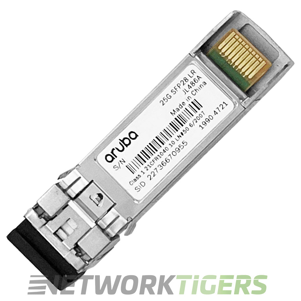 NEW HPE Aruba JL486A 25GB BASE-LR LC Long Reach 1310nm SMF SFP28 Transceiver