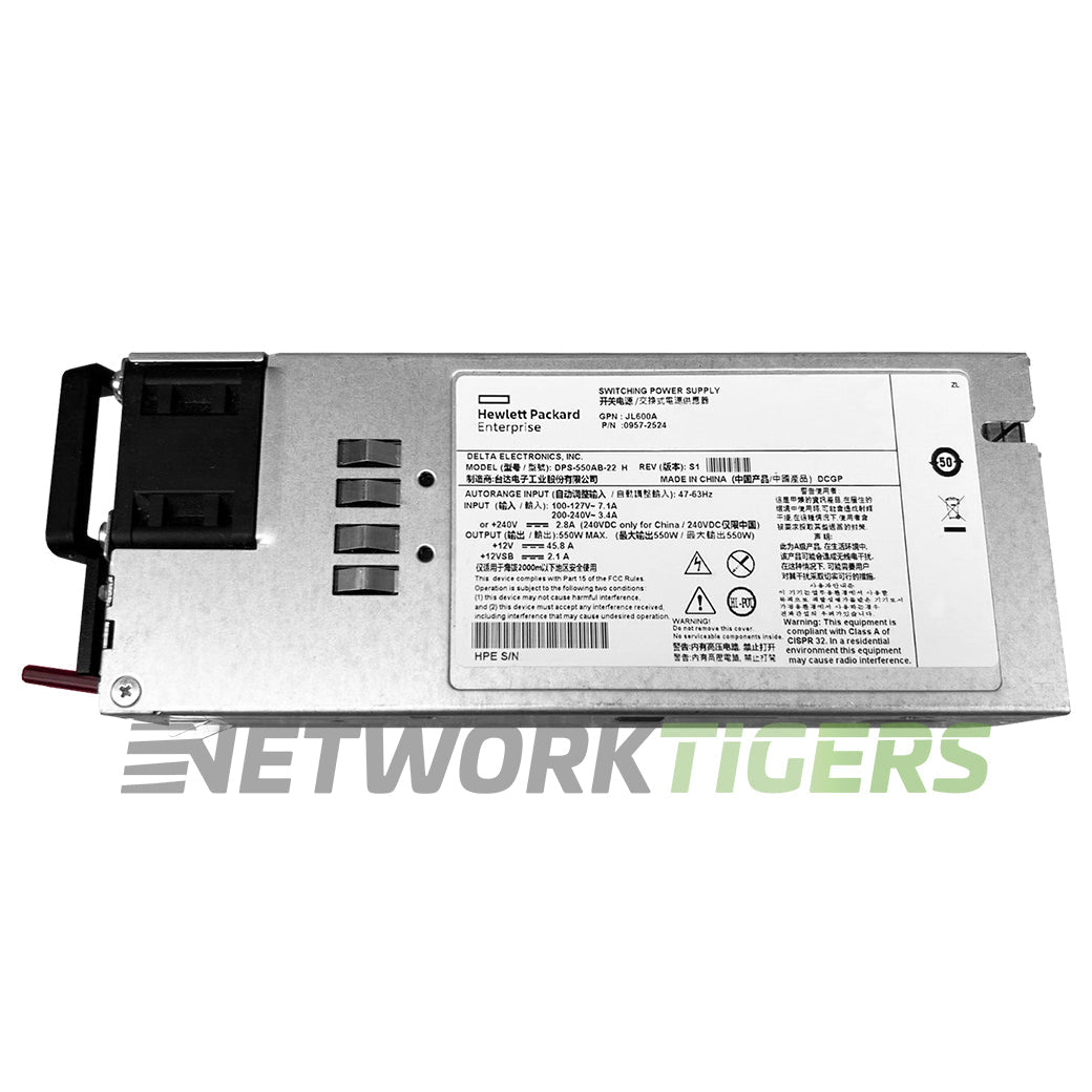 NEW HPE Aruba JL600A CX 8360 550W AC Front-to-Back Air Switch Power Supply
